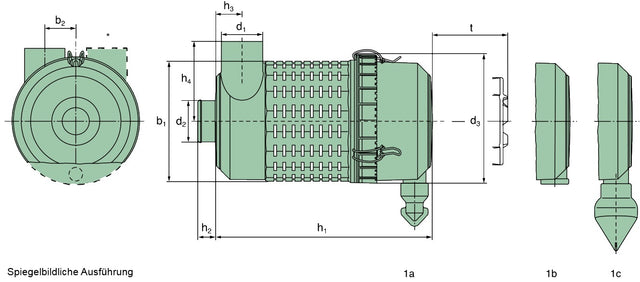 45 502 92 921 Luftfilter (Europiclon spiegelbildlich)
