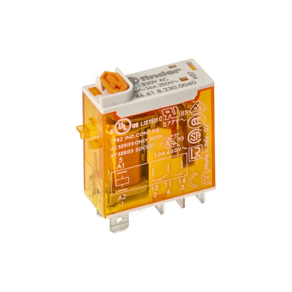 Mini.rel.1CO 16A/230V AC/Agni/Test-Taste/Mech.ind.