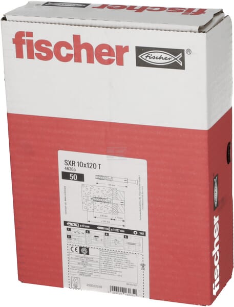 Rahmenbefestigung SXR, 10x120, 50-teilig