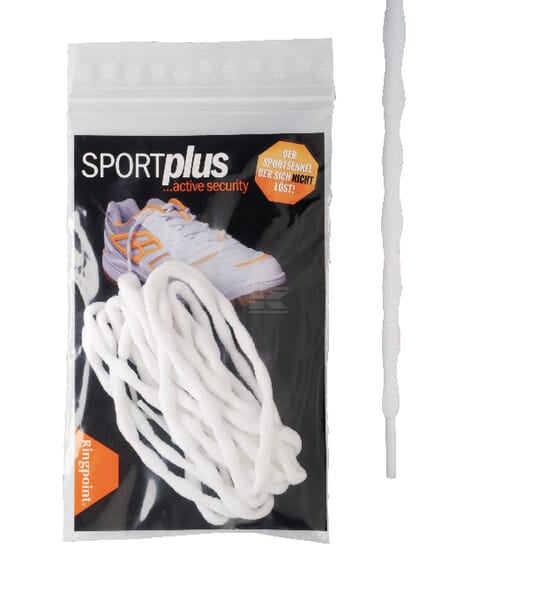 Schnürsenkel weiß Sport plus