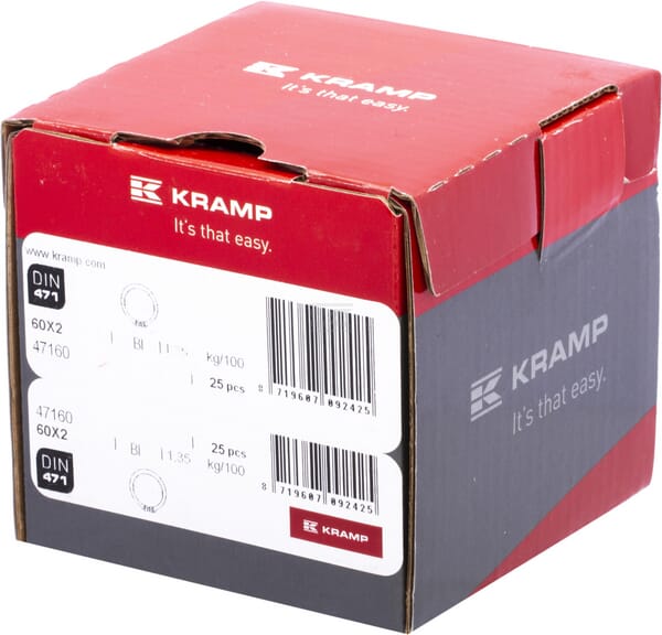 Sicherungsring außen 60x2mm DIN471 Stahl Kramp