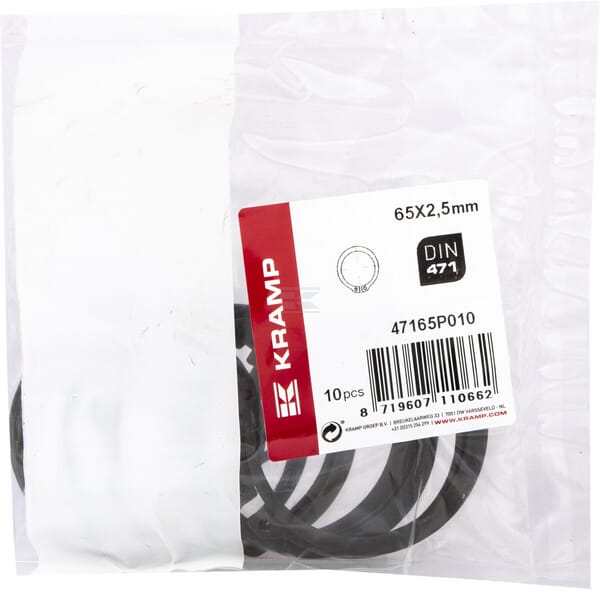 Sicherungsring außen 65x2,5mm DIN471 Stahl Kramp