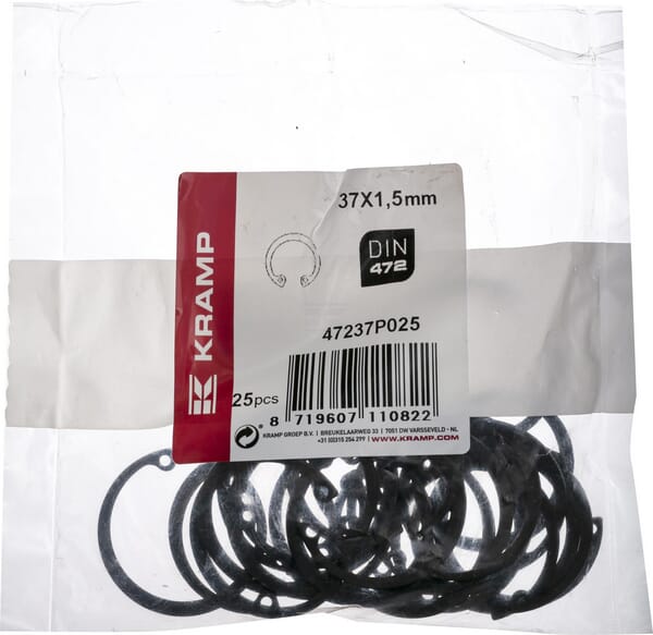 Sicherungsring innen 37x1,5mm DIN472 Stahl Kramp