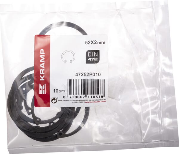 Sicherungsring innen 52x2mm DIN472 Stahl Kramp