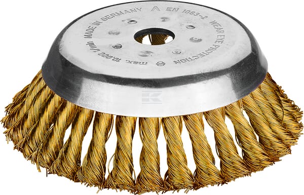 Unkrautbürste 155 x 20,0 mm Premium Messing Pro 30 Knoten
