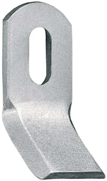 Schlegelmesser, Länge 85mm, breite 40mm, dicke 5mm, bohrungsdurchmesser 12;25mm
