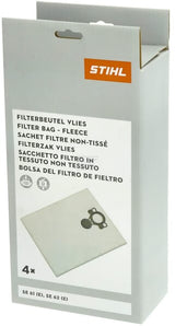 Vakuum-Filterbeutel-Packung, für SE 62, SE 62 E, (4x)