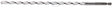 Bohrer, 8x260 mm, TCT, Universal