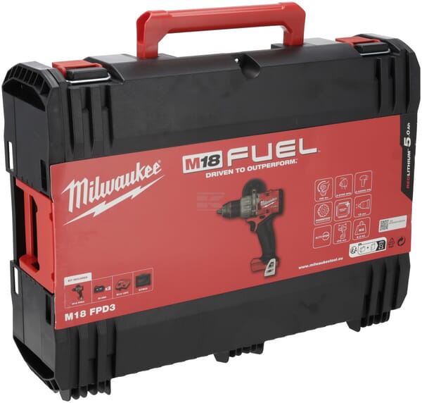 Milwaukee, Schlagschrauber, M18FPD3, 18V, 5Ah, 2 mitgelieferter batterien, mit Werkzeugkoffer