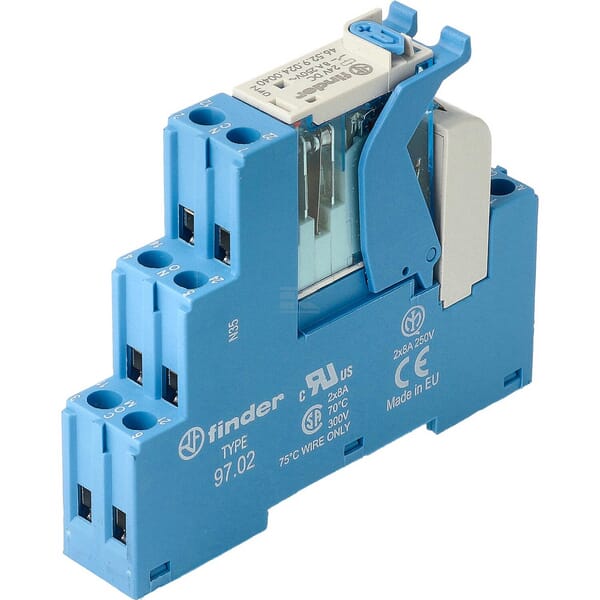 Relais-Schnittstelle Mod. Schraubklemme 2CO 8A/24V DC/Agni/LED/Diode