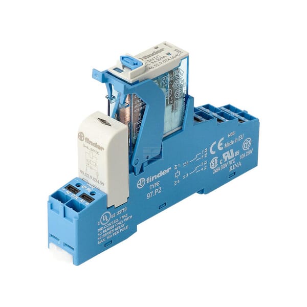 Relaisschnittstelle Mod. Push-In-Klemme 2CO 8A/24V DC/Agni/LED/Diode