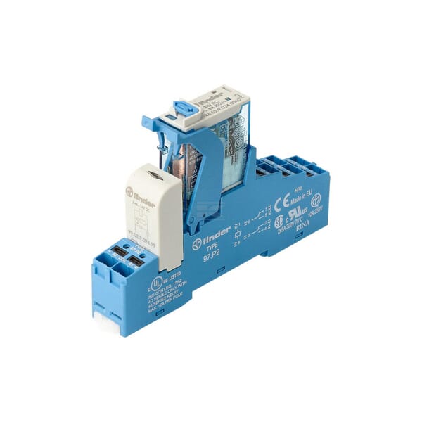 Relaisschnittstelle Mod. Push-In-Klemme 2CO 8A/24V DC/Agni/LED/Diode