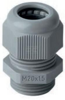 Kabelverschraubung M25x1,5-L15, PA, Grau