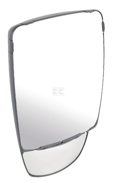 Spiegel 1009, Radius 1200/240, links/rechts, manuell verstellbar, vertikaler Anschluss Ø18-22mm