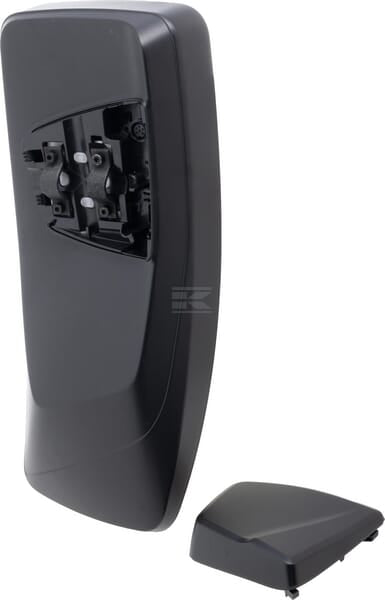 Weitwinkelspiegel 1036, Radius 1200/300, links, Heizung 12V, horizontal Ø22mm