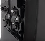 Weitwinkelspiegel 1036, Radius 1200/300, links, Heizung 12V, horizontal Ø22mm