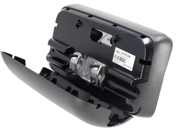 Spiegel 373, Radius 2000, links, 24v, Ein-Punkt-Montage, Ø20-28mm