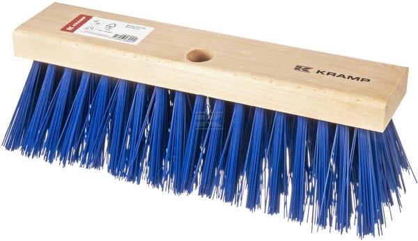 Besen, PVC-Faser, blau, 36 cm