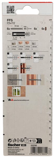 Fensterrahmenschr. m. Kappe(6)