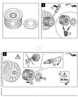 Lichtmaschine Freilaufkupplung 16 mm