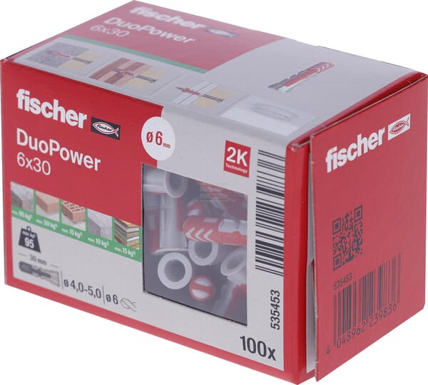 Dübel Duopower, 6x30, 100 Stck
