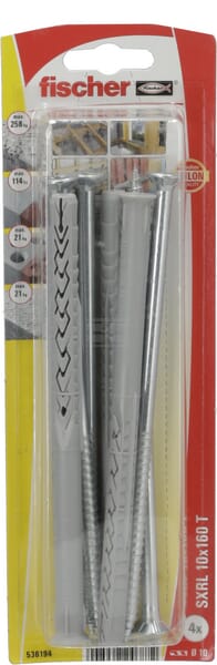 Rahmenbefestigung SXRL, 10x160, 4-teilig