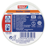 Isolierband, weiß, 20 m x 19 mm TesaFLEX®