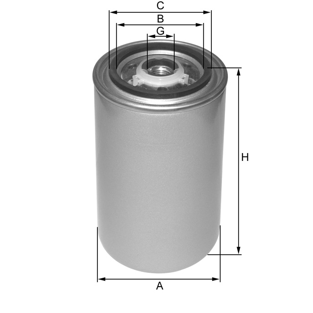 ZP3063F Kraftstofffilter SpinOn