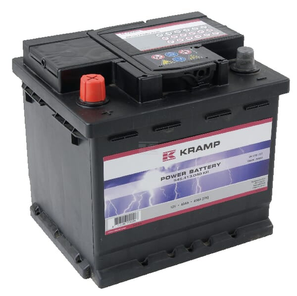 Kramp, Starterbatterie, 12V, 45Ah, 400A, 207 x 175 x 190mm