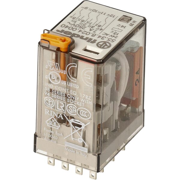 Relais 4W 7A 24V AC
