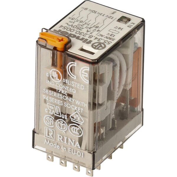 Relais 4W 7A 230V AC