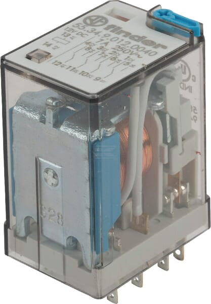 Finder-Relais 4 W 7 A 12 VDC