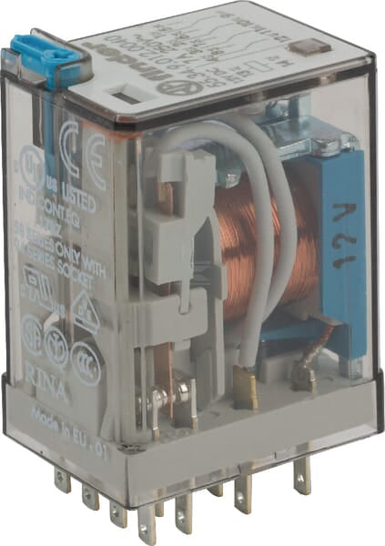 Finder-Relais 4 W 7 A 12 VDC