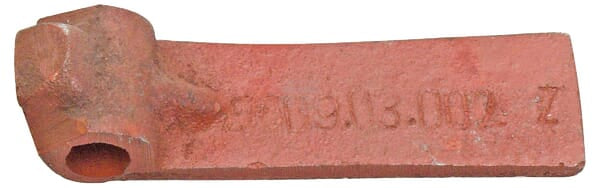 Finger des Pflugschars
