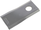 Mähmesser links 95x45x3,5 mm, Bohrung Ø 16,25 mm, geeignet für Kuhn, 25er-Packung