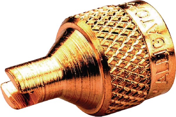 Schlüsselventilkappe Metall