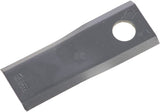 Mähmesser rechts 122x45x4 mm, Bohrung Ø 18,25 mm, geeignet für Kuhn, 25er-Packung