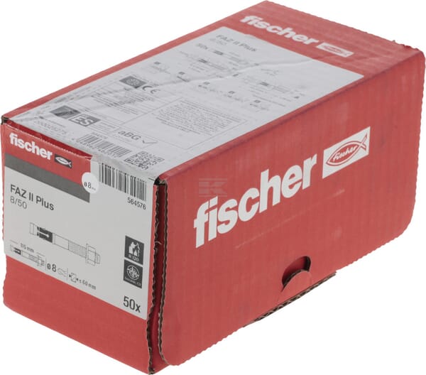FISCHER FAZ II Plus 8/50 EV (8x115) 50 Stk.