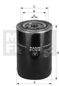 W 951 Ölfilter SpinOn
