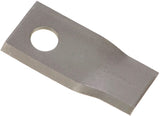 Mähmesser links 100x48x3 mm, Bohrung Ø 19 mm, geeignet für Pöttinger / Niemeyer, 25er-Packung