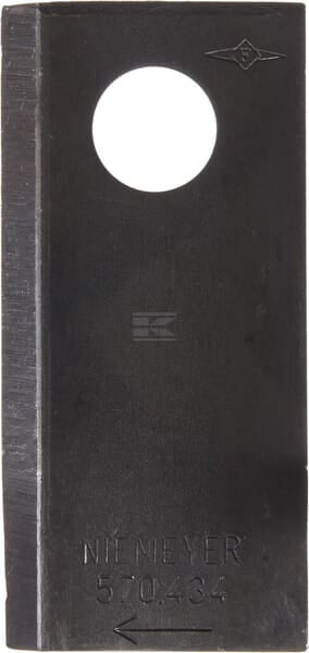 Mähmesser rechts 100x48x4 mm, Bohrung Ø 19 mm, geeignet für Niemeyer, 25er-Packung