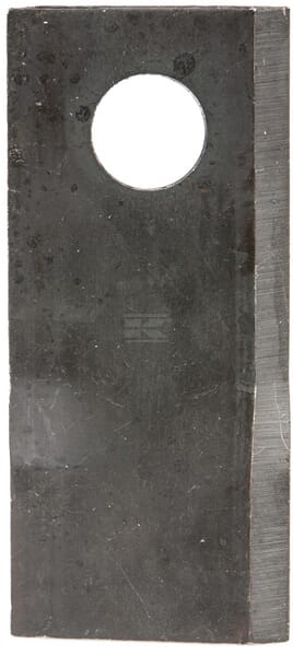 Mähmesser rechts 107x48x4 mm, Bohrung Ø 19 mm, geeignet für Niemeyer