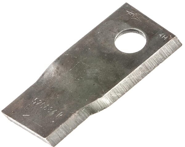 Mähmesser rechts 107x48x4 mm, Bohrung Ø 19 mm, geeignet für Niemeyer