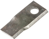 Mähmesser rechts 107x48x4 mm, Bohrung Ø 19 mm, geeignet für Niemeyer