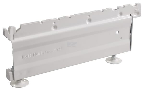 Fuß niedrig 37x16 cm cremeweiß