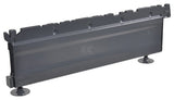 Fuß niedrig 47x16 cm sch.grau