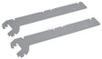 Konsole 30 cm (2 St) Aluminium