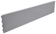Rückwand R 20 cm Aluminium
