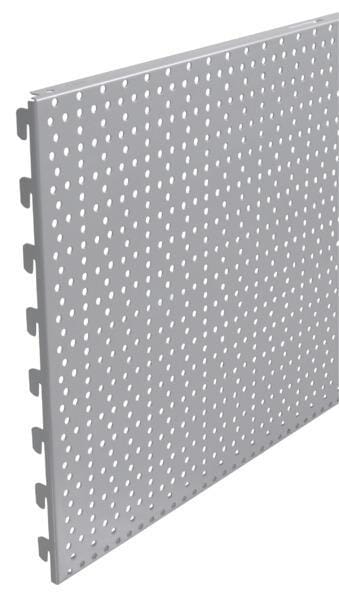 Rückw. RL 40x125cm Aluminium