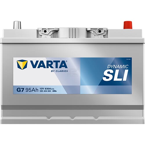 Batterie 12V 95Ah 830A G7 VARTA Dynamic SLI